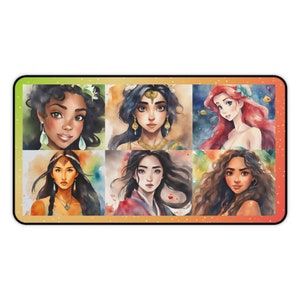 Princess Inspired Lorcana Playmat | Playmats| Desk accessories | Lorcana | Princess TCG | TCG | Gamer Gifts