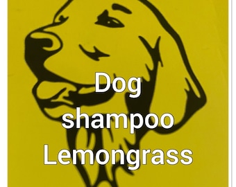 Zitronenmyrte, Zitronengras und Bergamotte natürliches Hundeshampoo