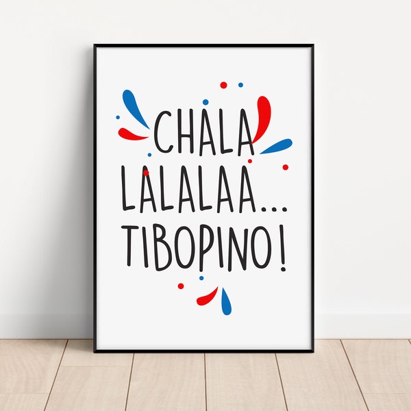 Affiche Sports Humour Tibopino - Humour Sport France Cyclisme - Tibopino- Thibaut Pinot