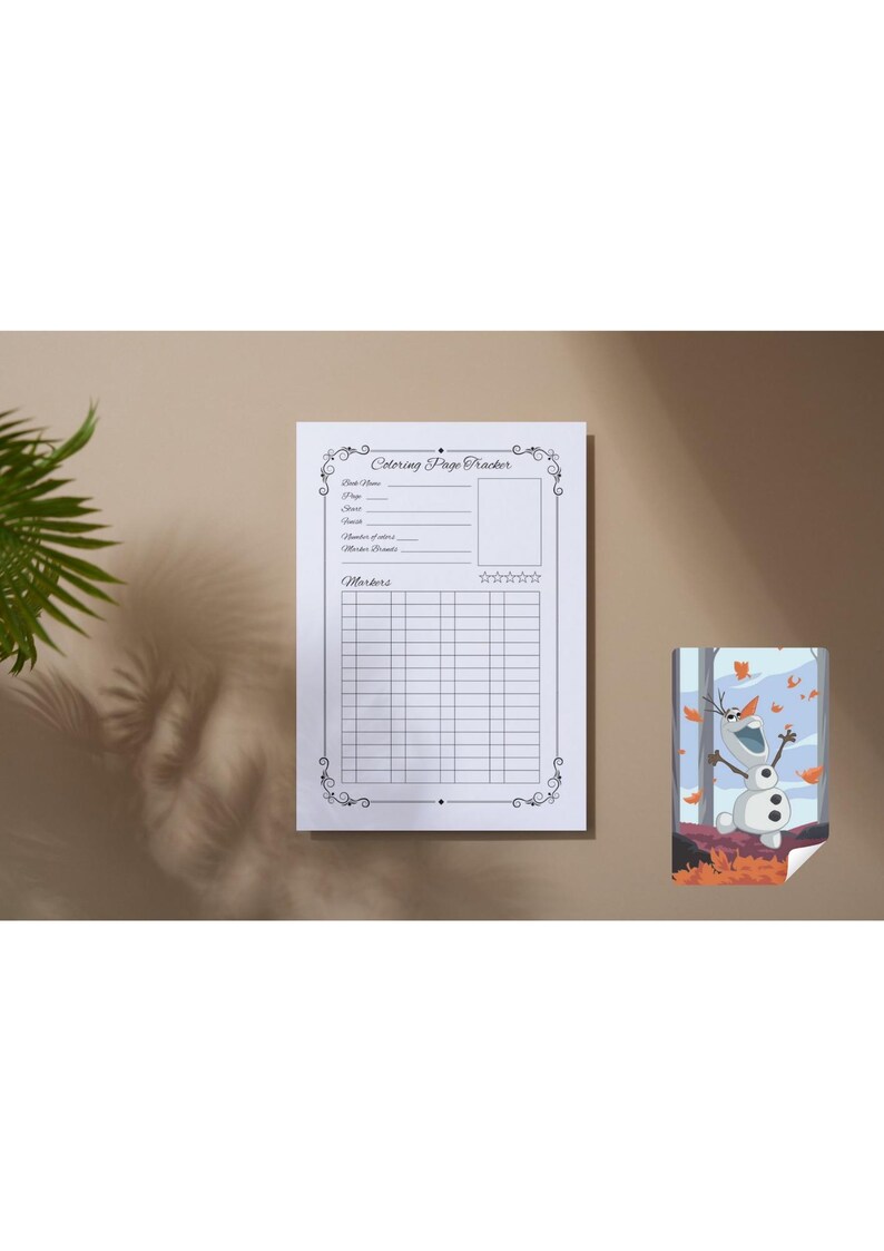 Coloring Page Tracker Solutions Saisons