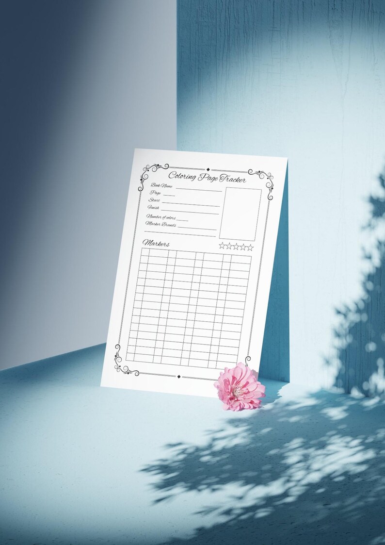 Coloring Page Tracker Solutions Saisons