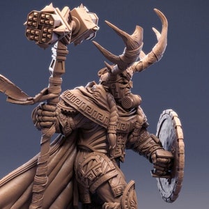 Grandmaster Stormhorn 3d Printed Hobgoblin Miniature Model for Tabletop RPGs, Dungeons and Dragons, DnD, D&D, Pathfinder