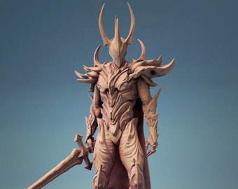 König Miniaturen Modell, D&D Fantasin Mini, Tabletop RPG Modell, Fantasy König Miniatur, D & D 3d gedruckter Resin Mini, Pathfinder Modell