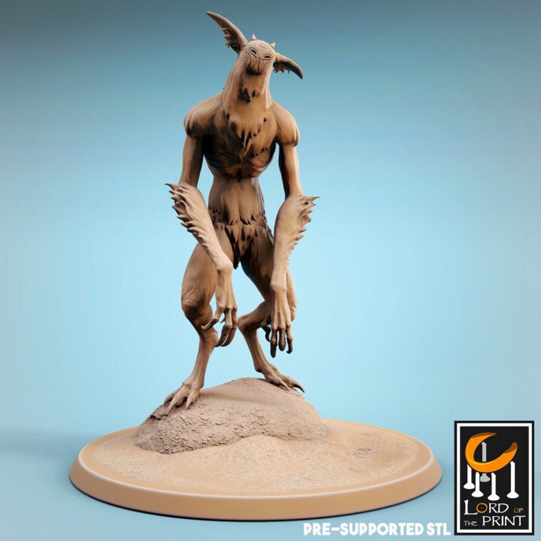 Howler Miniature Model for Dungeons and Dragons Tabletop RPG Woodland ...