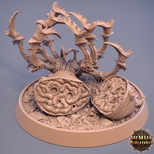 Miniatura de araña gigante muerta, juego de rol de mesa Dungeons and Dragons, impresión 3D en alta resolución, escala de 32 mm o 75 mm