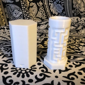 Secret Maze Safe Puzzle Box IQ Cilindro - Brain Teaser / Doll Labyrinth Container / Regalo impreso en 3D / Laberinto 3D / Adorno de escritorio / Caja fuerte