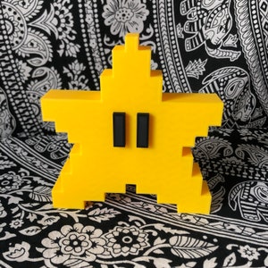Mario Star Christmas Tree Topper