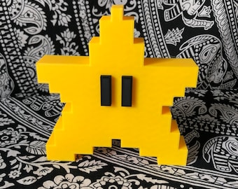 Mario Star Christmas Tree Topper