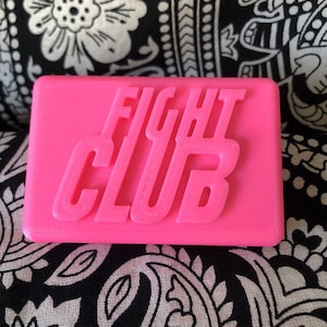 3D printed Fight Club Soap Prop | Also available as a Fridge Magnet, or adhesive backing | Movie Tribute | Tyler Durden | Decor | Halloween