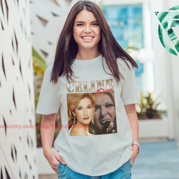 Celine Dion T-Shirt, Celine Dion Vintage shirt, Celine Dion Sweatshirt New Design Casual Unisex Tee, Celine Dion Longsleeve
