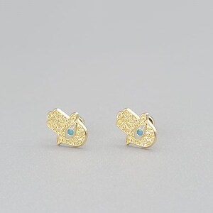 14K Gold Hamza Hand