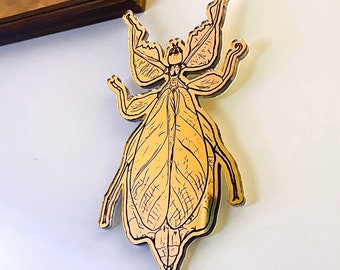 Leaf Insect Mirror (Wall Art)