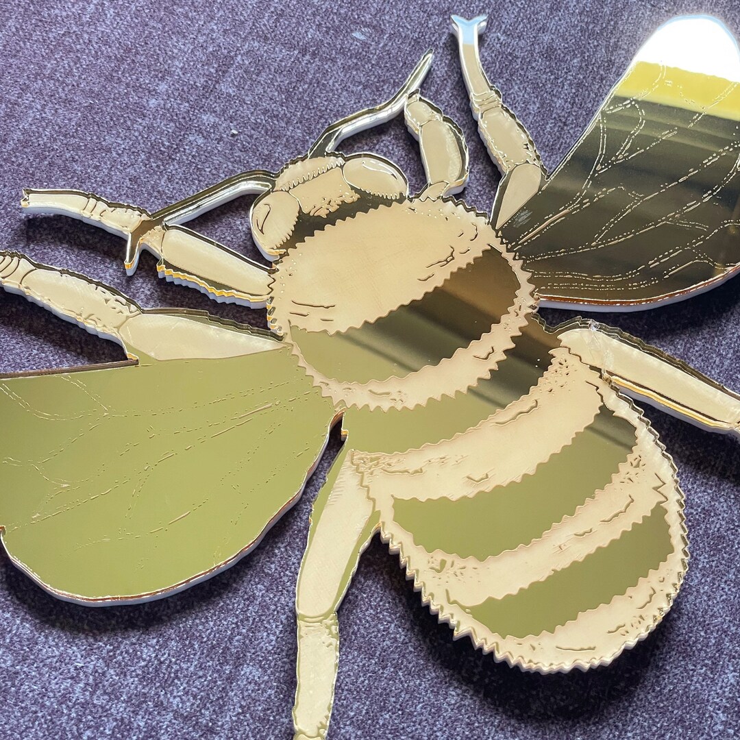 Golden Bee wall Art Etsy New Zealand