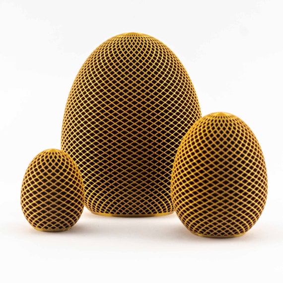 Deko Eier aus nachhaltigem Kunststoff / 3D Druck Herz / Ostern / Dekoei / Osterdeko / Dekoartikel / Deko / Geschenk