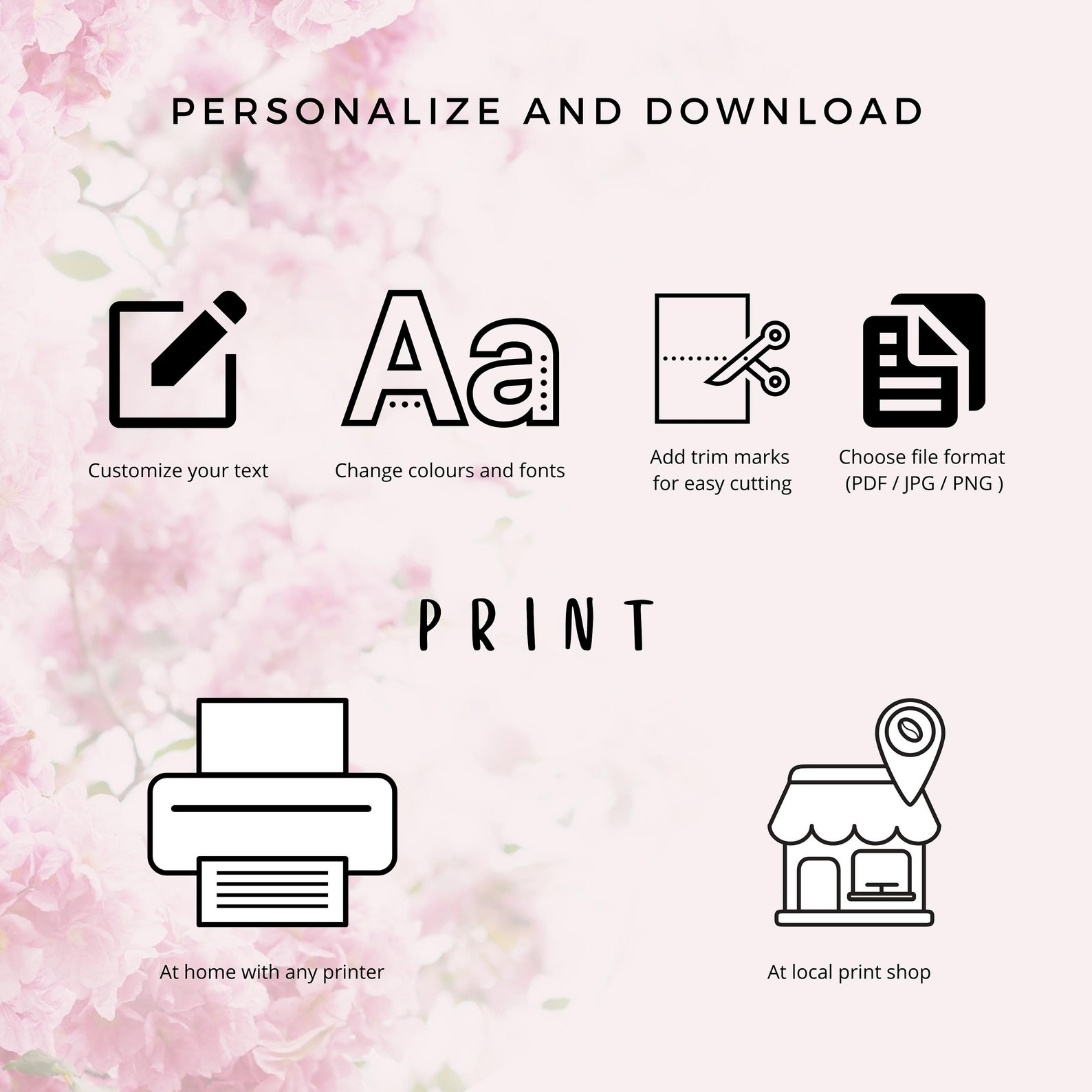 Crocus Sativus Saffron Flower Wedding Invitation Template Etsy