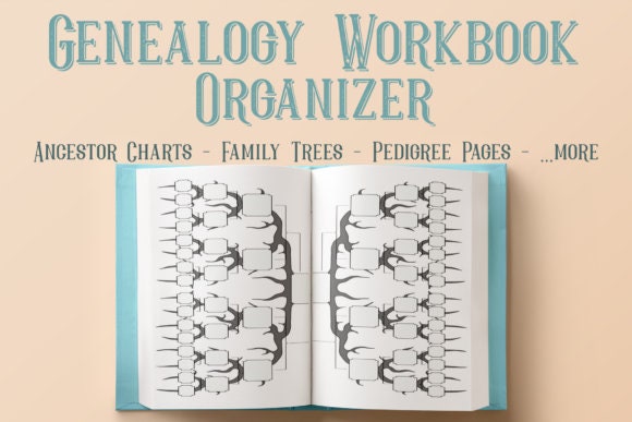 Genealogy Organizer, Family History, Ancestry Book, Family Tree