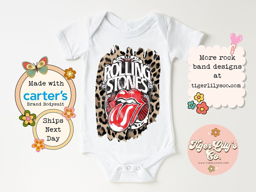 Rock Band Baby Onesie Classic Rock Band Cute Music Band Etsy