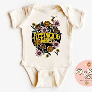 Rock Band Baby Onesie® - Baby Rock Band Bodysuit, Classic Rock Band Shirt, Gift for Musician, Natural Onesie®