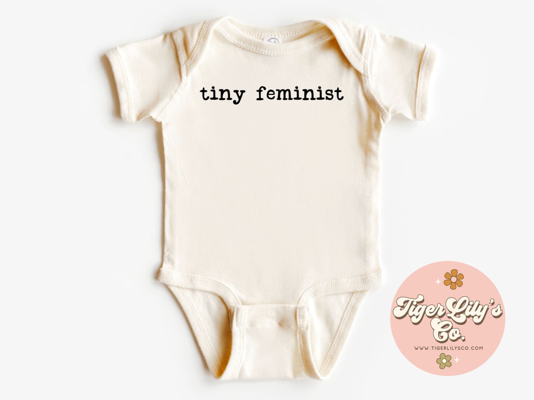 Tiny Feminist Baby Onesie® Cute Boho Minimalist Simple Etsy