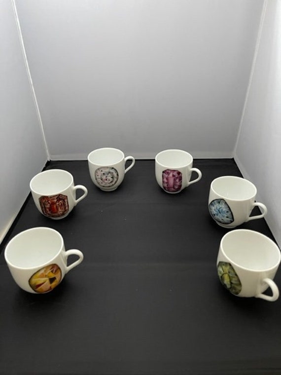 Tasse Porcelaine Peinte à La Main