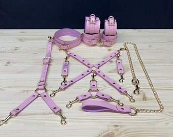 Leather Restraint Belt - Etsy