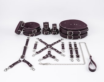 Accessori bondage in pelle premium