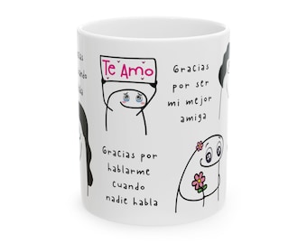 Flork Mamá Gracias Black Hair Song by Loco Escrito Mom Gift Mug 15oz