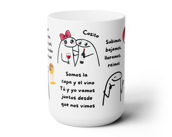 Bailando Bachata song No Se Que Tienen Tus Ojos  Mug 15oz