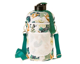 Shoulder Strap Leak Proof Lid Insulated Sleeve Pockets Cell Phone Holder 64OZ Large Water Jug JUGZA Half Gallon Water Bottle with Sleeve Eco-Friendly BPA Free Plastic Key Ring Shoulder Strap Leak Proof Lid Insulated Sleeve Pockets Cell Phone Holder 64OZ Large Water Jug JUGZA Half Gallon Water Bottle with Sleeve Eco-Friendly BPA Free Plastic Key Ring