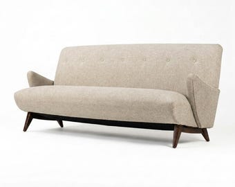 Jens Risom Vintage Mid Century Modern Model 37 Sofa c. 1940s