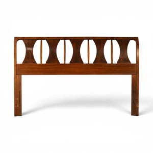 Kent Coffey Perspecta Vintage Mid Century Modern Queen or Full Headboard c. 1960s