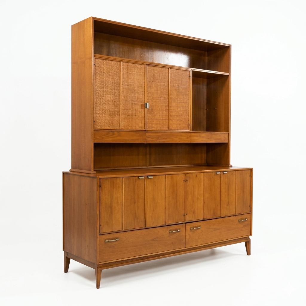 open lace back dress Mid-Century Modern 9-Drawer Dresser by Red Lion, c.1950'  Vintage Supply