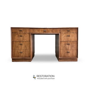 Founders Patterns 16 Vintage Mid Century Modern Desk c. 1960s