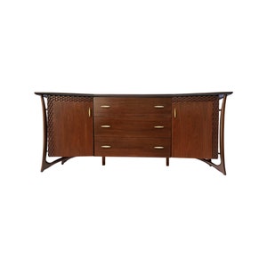 Piet Hein Vintage Mid Century Modern Sculptural Lowboy Dresser c. 1950s image 1