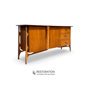 Specialty Woodcraft Vintage Mid Century Modern Buffet Credenza c. 1960s