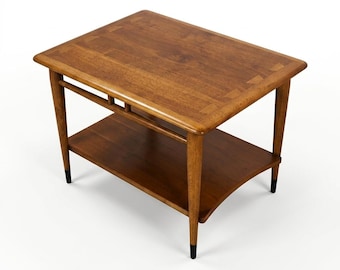 Lane Acclaim Vintage Mid Century Modern Two Tier Side Table c. 1960s