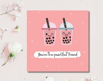 Cute Perfect Friend Greeting Card, Friendship day gifts ,Gift For Best Friends, sister or brother, husband, wife, Gift for best buddy