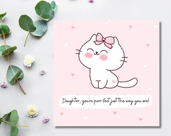 Gift for Daughter from mother, Mother Daughter Gift, Birthday Gift for Daughter, Daughter Gift, Gift for Her, Send a Gift,Cat lover gift