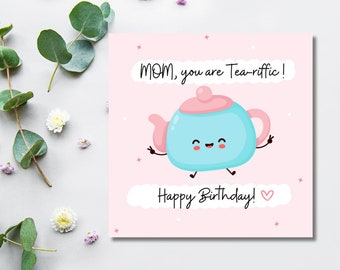 Mom Birthday Card from Baby , Daughter or son, Cute Card for Mum, Appreciation Card, Gift for Mum's Birthday or Mother's Day