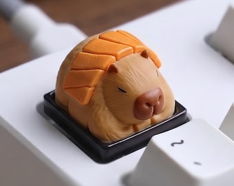 Capybara Sushi Resin Artisan Keycap for Mechanical Gaming Keyboard, Custom ESC Gamer's Gift