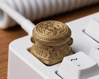 Dong Son Drum artisan keycap for Cherry MX Keycap Mechanical Gaming Keyboards (2 colors)