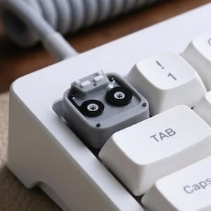 カセットプレーヤー型樹脂製アーティザンキーキャップ（メカニカルゲーミングキーボード用）、カスタムESCゲーマーギフト
