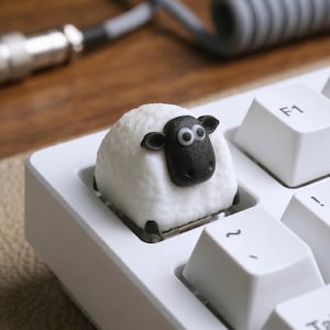 Schaf Tastenkappe - Artisan Tastenkappe für Cherry MX Keycap Mechanische Gaming Tastaturen (6 Farben)