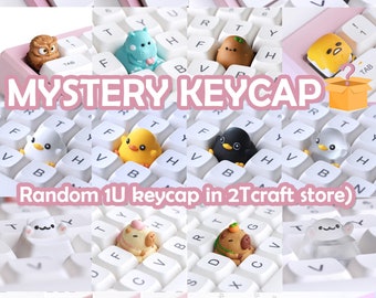 2Tcraft&#39;s mystery keycaps (Blind box keycaps - Random keycaps)- Artisan Keycap for Cherry MX Keycap Mechanical Gaming Keyboards