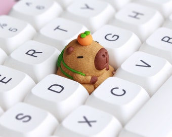 Cute Capybara keycap - Artisan Keycap for Cherry MX Keycap Mechanical Gaming Keyboards