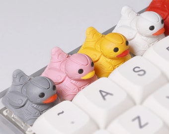 MechaDuck - Duckey Duck Artisan Keycap for Cherry MX Keycap Mechanical Gaming Keyboards (6 colors)