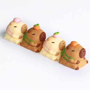 Capybara Boy Keycap - Artisan Keycap pour claviers de jeu mécaniques Cherry MX Keycap (4 couleurs)