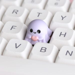 Spooky Artisan Tastenkappe für Cherry MX Keycap Mechanische Gaming Tastaturen (7 Farben) Purple Spooky