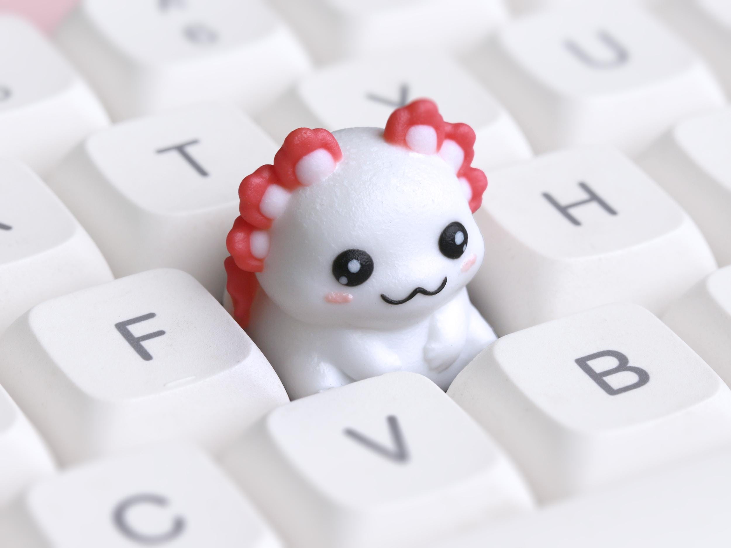 Axolotl Artisan Keycap for Cherry MX Keycap Mechanical Gaming Keyboards ...
