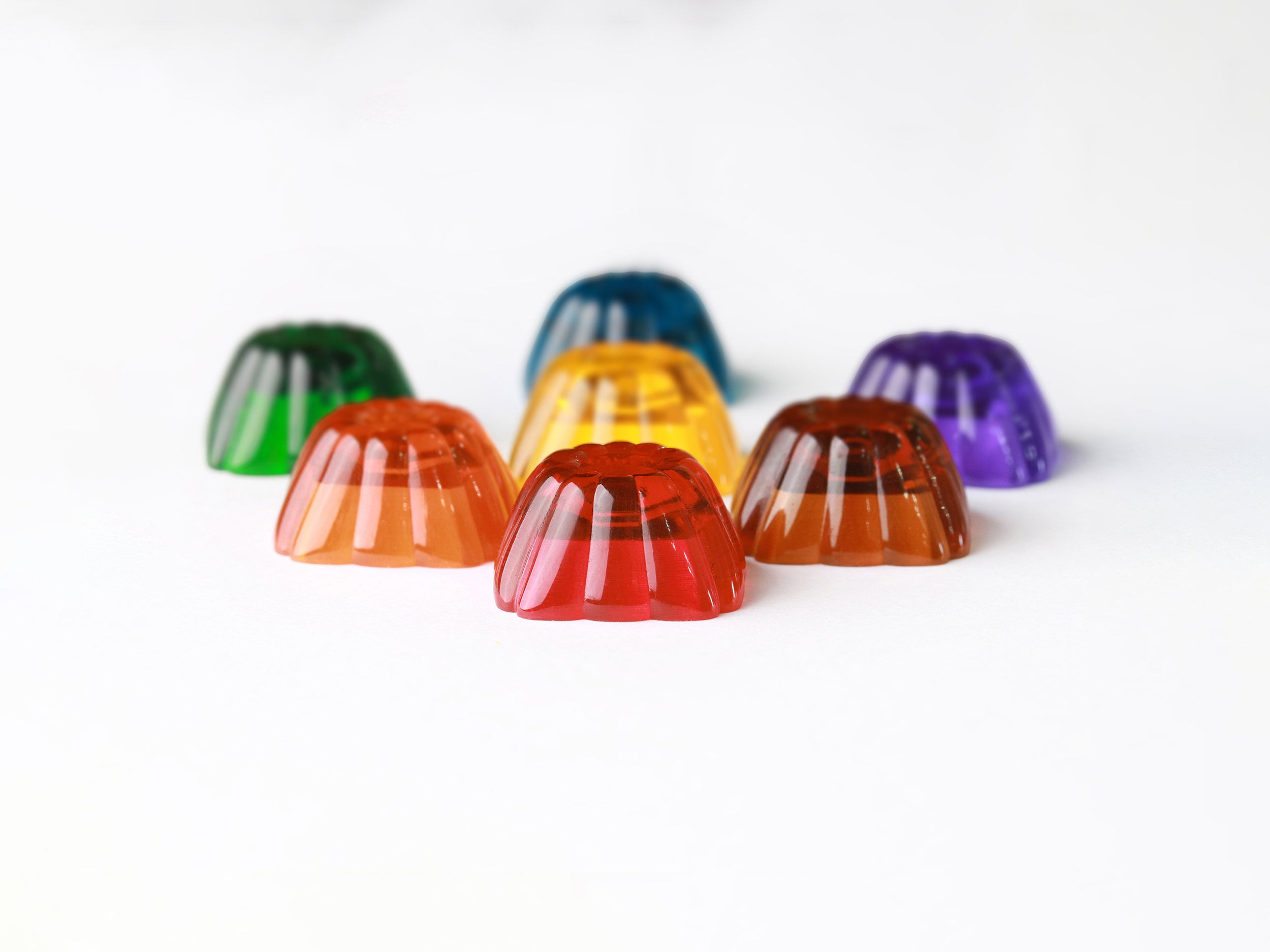 Jelly - Pudding keycap - Food Artisan Keycap for Cherry MX Keycap Mechanical Gaming Keyboards (17 colors)